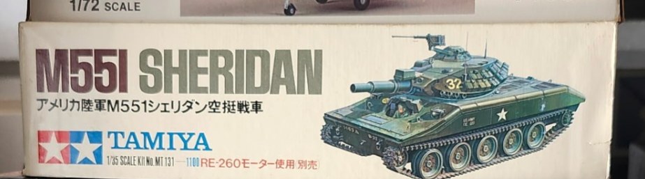 M551 Sheridan (Motorized) — Tamiya MT131, 1/35