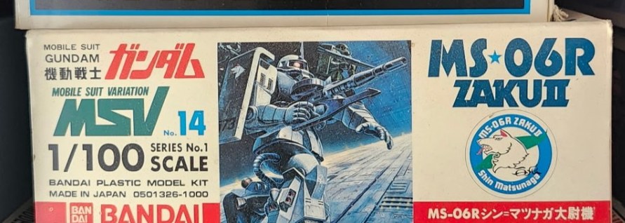 MS-06R Zaku II, Shin Matsunaga's machine — Bandai MSV No.14, 1/100